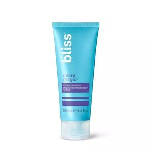 Bliss micro magic skin renewing scrub tightens pores brightens skin cruelty free